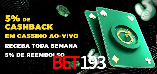 Promoções do cassino ao Vivo Bet193
